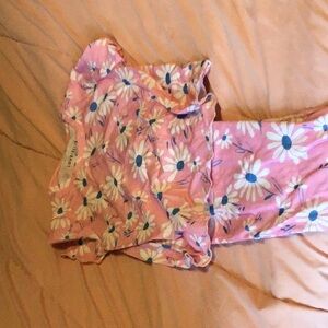 Floral Pink Kids Pajama Set